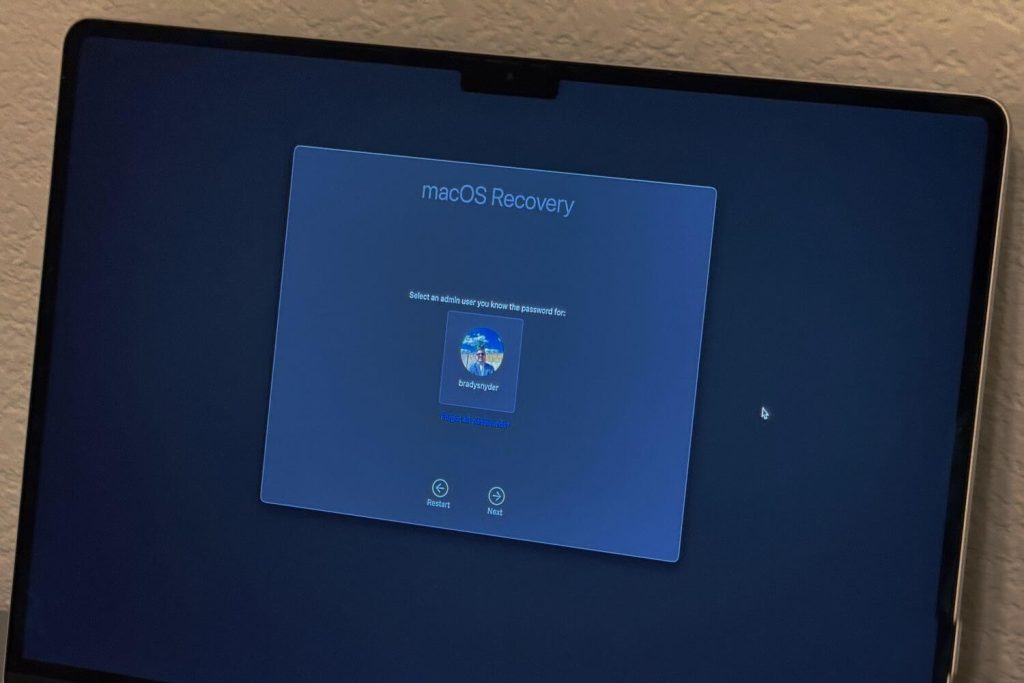 how to reset macbook