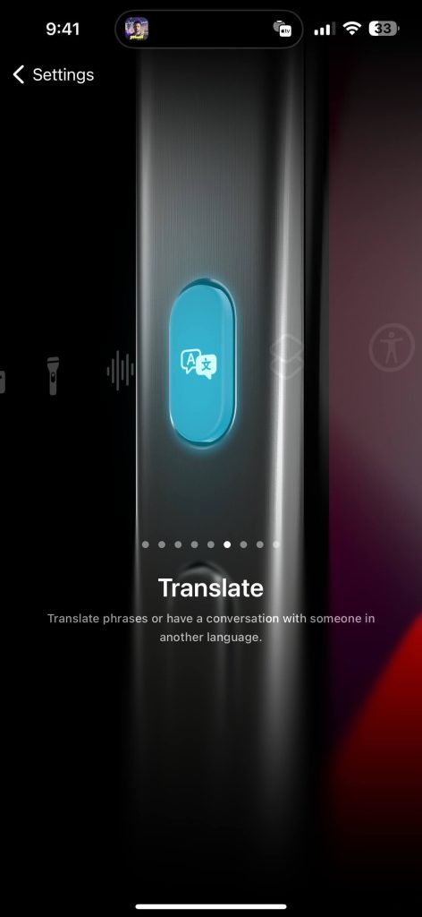 apple action button tweaks