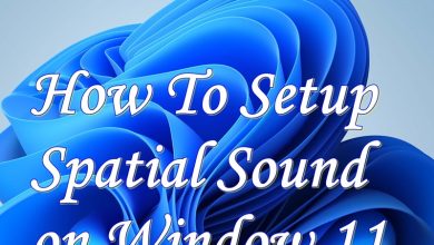 how to setup spatial sound on window11